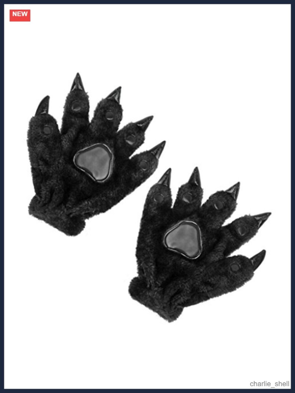Faux Fur Animal Paw Claw Gloves Plush Mittens Cosplay Costume Accessory